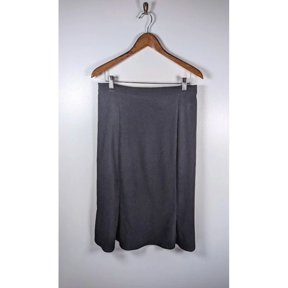 Vintage 90s Y2K Whimsigoth Skirt Size 12 Elastic Minimalist Goth WitchyOffice